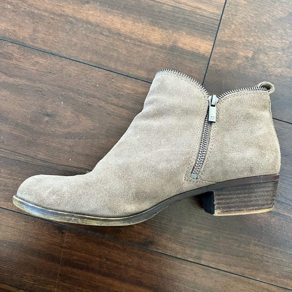 Lucky brand suede booties